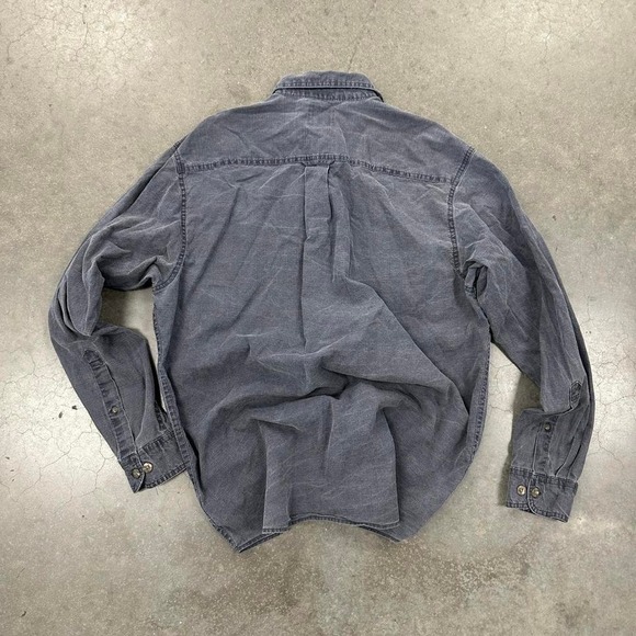 Redhead Brand grey denim button up shirt - Picture 4 of 4